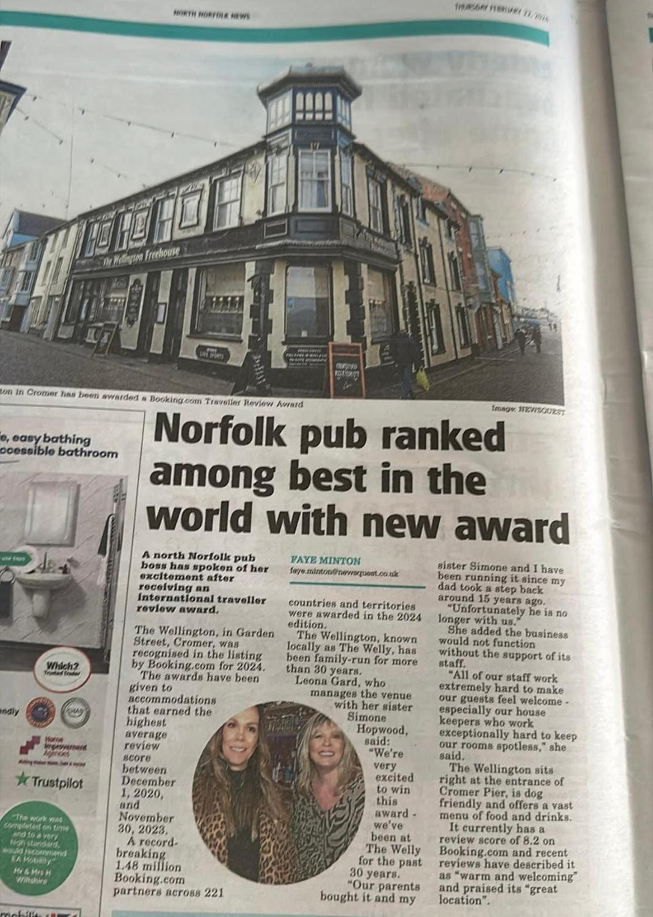 The Wellington Pub Кромер Экстерьер фото